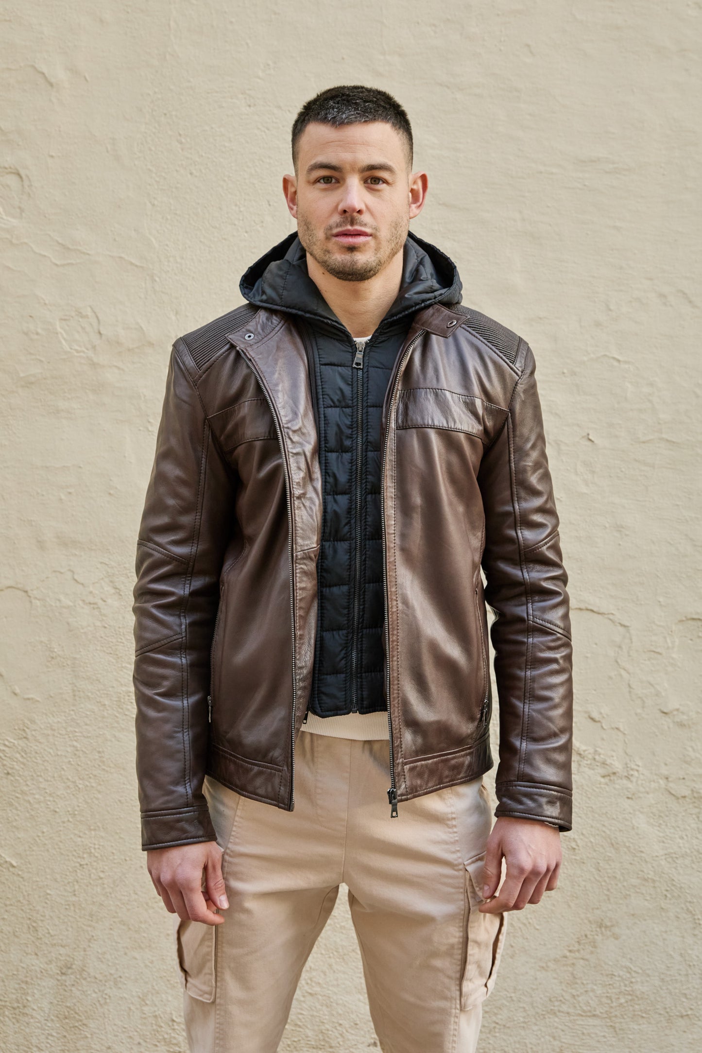 Men leather jacket Cazadora hombre (Copy)