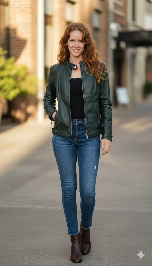 MEGAN GREEN WOMEN'S JACKET