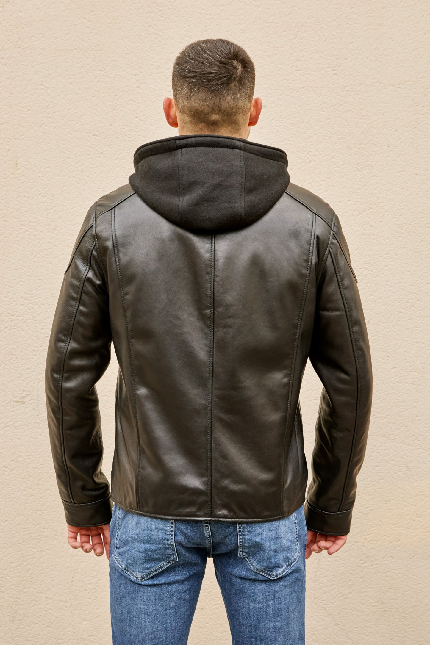 John  - Men leather jacket