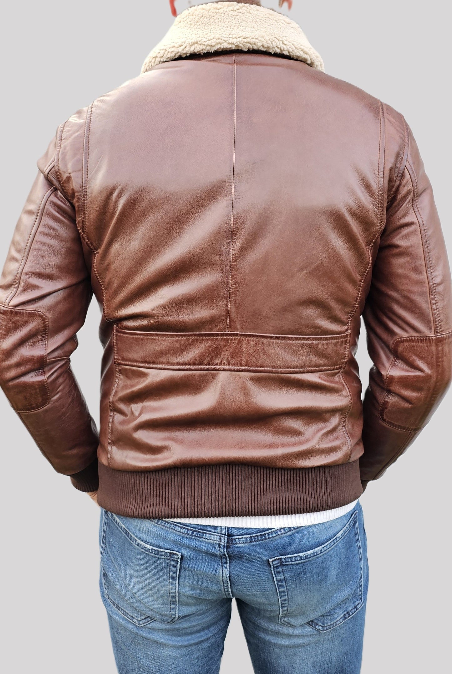 Jeff - Bomber detachable collar